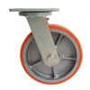 Ruota Vulkollan - Ghisa ø 125 mm | Girevole a Piastra | 550 kg - immagine 2