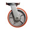 Ruota Vulkollan - Ghisa ø 125 mm | Girevole a Piastra | 550 kg - immagine 4