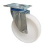 Ruota Nylon Bianco ø 65 mm | Girevole a Piastra | 75 kg - immagine 2