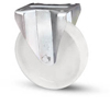 Ruota Nylon Bianco ø125x40  Supporto fisso