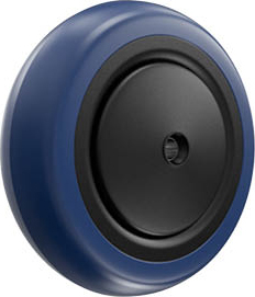 Ruota d. 60x24 Nylon poliuretano blu