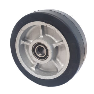 Ruota Elastica nucleo ghisa serie pesante d. 300X60 - Solo ruota - Portata 750 kg