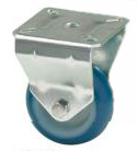 Ruota d. 50x18 Nylon poliuretano blu